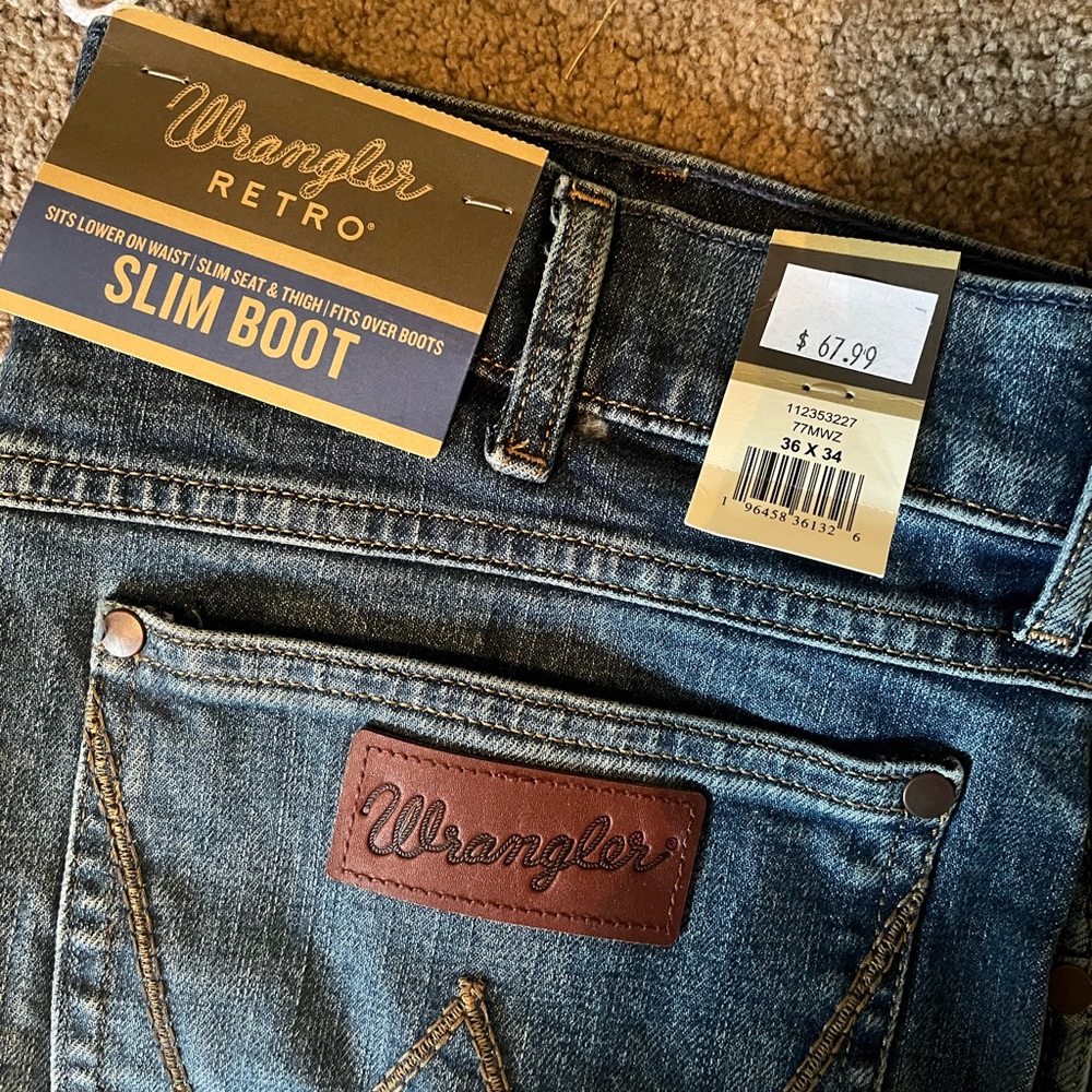 Men’s Wrangler Retro Slim Boot Cut Jeans